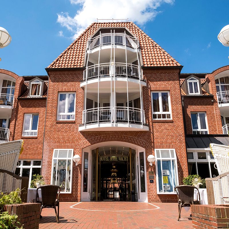 Hotel Hohe Wacht, Ansicht vom Kurpark aus