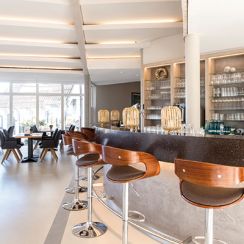 Hotel Haus am Meer, Lobby, Bar, Tresen, Barhocker